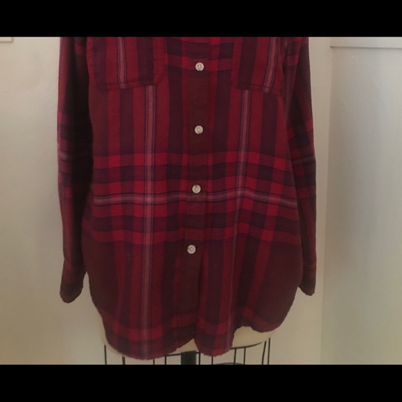 Mossimo Button Down Flannel Shirt - Picture 3 of 4